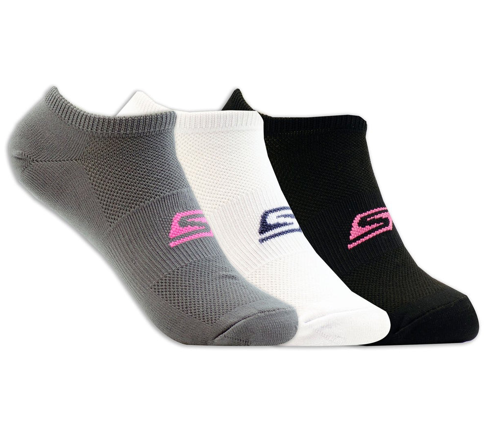 Skechers Women|Clothing | 3 Pack No Show Stretch Socks