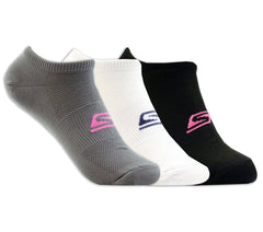 Skechers Women|Clothing | 3 Pack No Show Stretch Socks