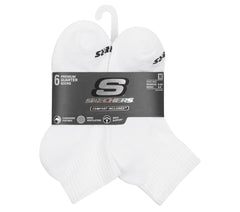 Skechers Women|Clothing | 6 Pack Core Quarter Medium Socks
