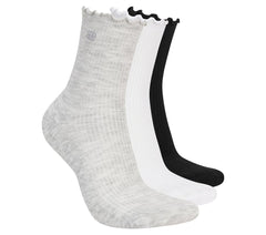Skechers Women|Clothing | 3 Pack Women's Ankle Lettuce Socks