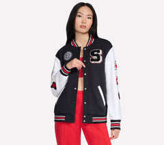 Skechers Women | Classic Varsity Jacket