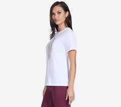 Skechers Women | Floral Diamond Short Sleeve Tee