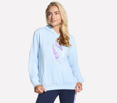 Skechers Women | Floral Diamond Pullover Hoodie