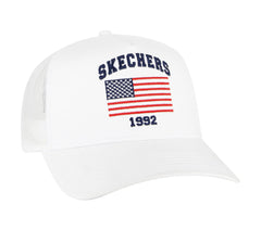 Skechers Women|Men|Clothing | Accessories USA Flag Trucker Hat