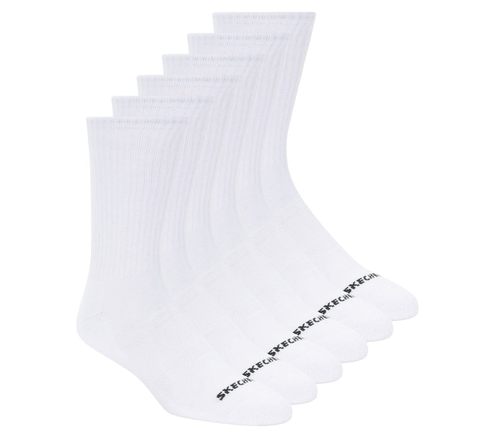Skechers Men|Clothing | 6 Pack Large Core Crew Socks