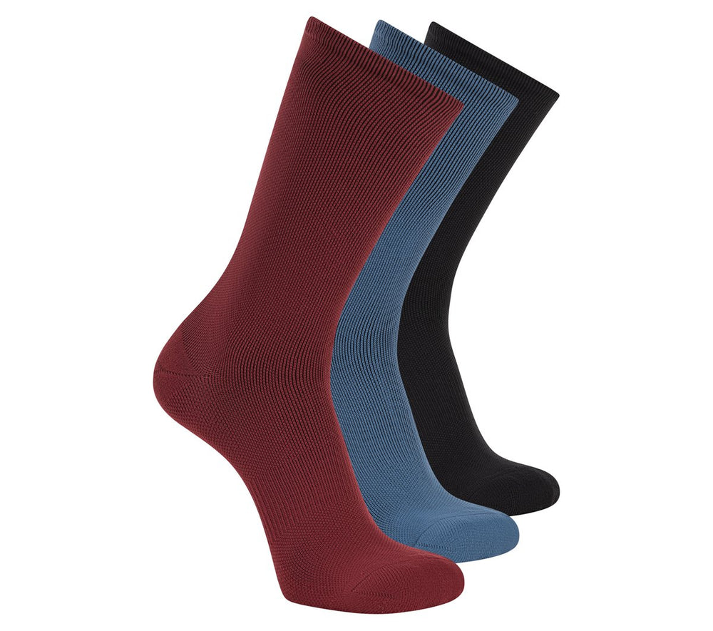 Skechers Men|Clothing | 3 Pack Men's Reflective Performance Half Terry Crew Socks