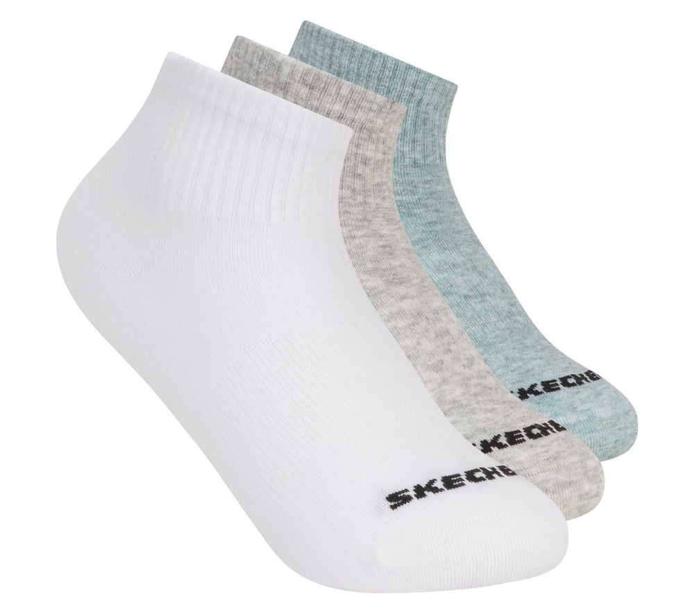 Skechers Kids|Clothing | 3 Pack Boys' Quarter Crew Cotton Socks