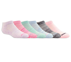 Skechers Kids|Clothing | 6 Pack Girls' Low Cut Color Stripe Socks