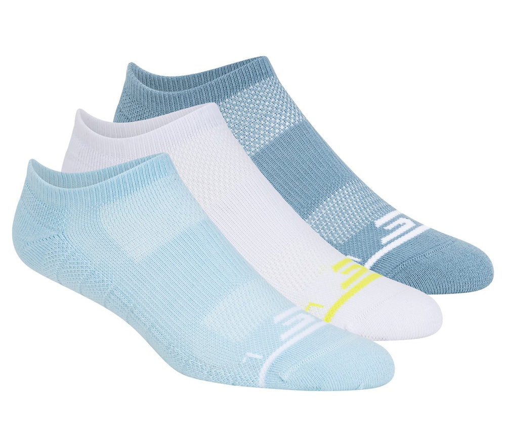 Skechers Clothing | 3 Pack Women's No Show Premium Basic Socks