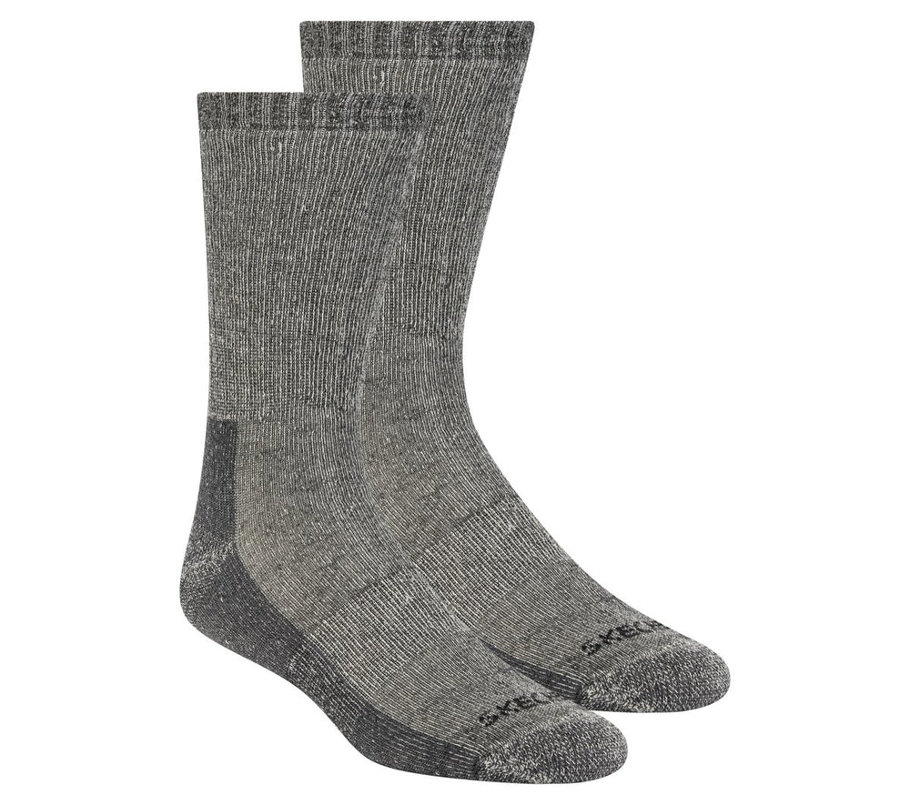 Skechers Clothing | 2 Pack Men's Crew Wool Socks