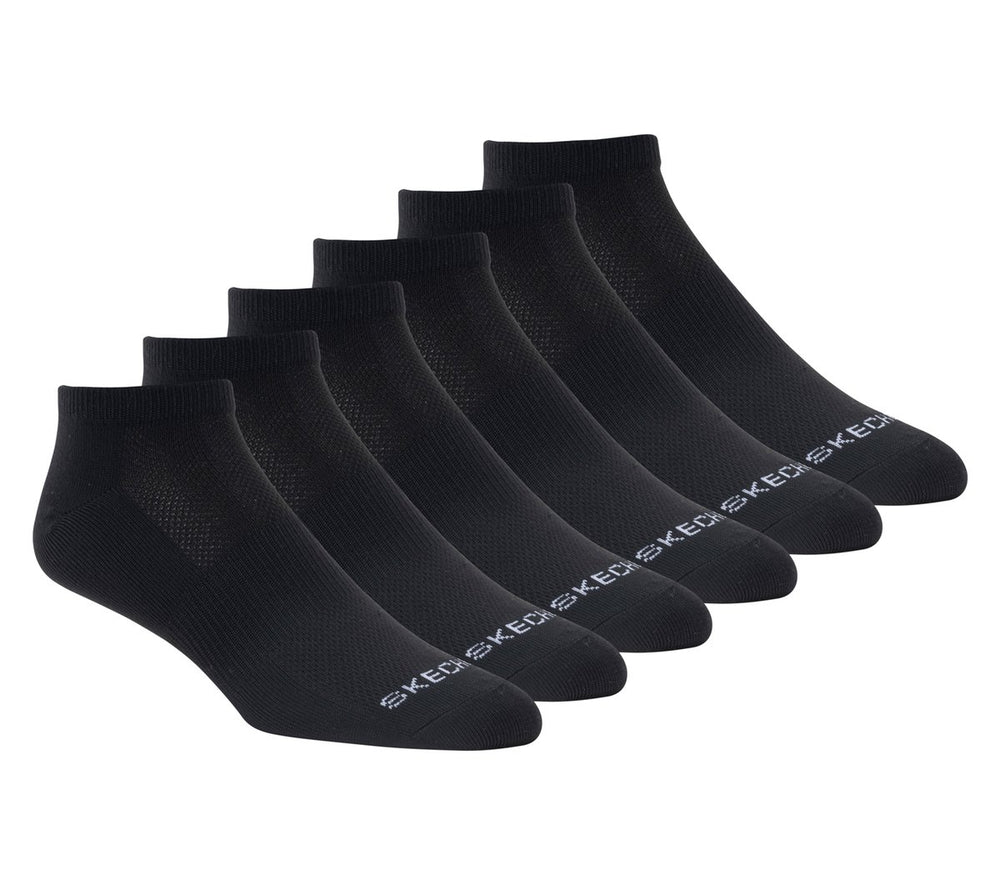 Skechers Clothing | 6 Pack Women's Low Cut Sport Stripe Socks