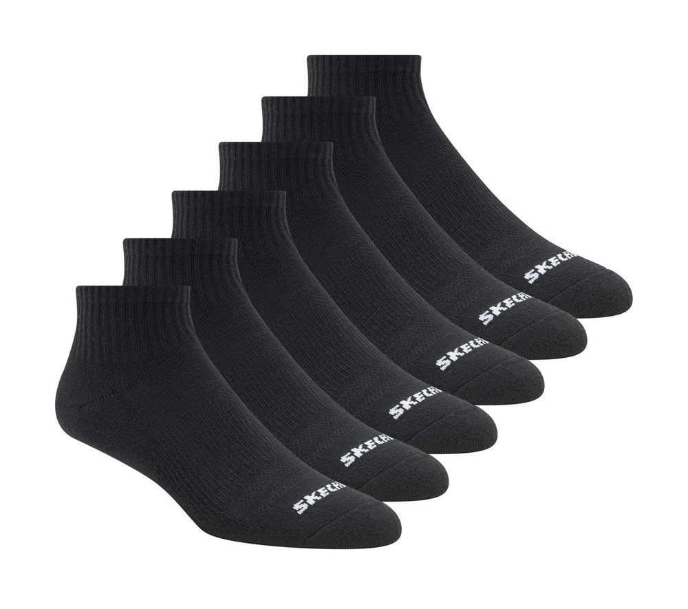 Skechers Clothing | 6 Pack Core Quarter Medium Socks