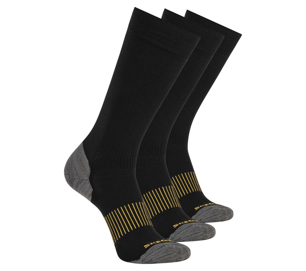 Skechers Clothing | Work: 3 Pack Men's Over Calf Compression Socks
