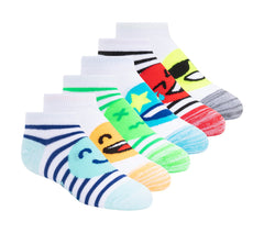 Skechers Clothing | Lowcut Emoticon Socks - 6 Pack