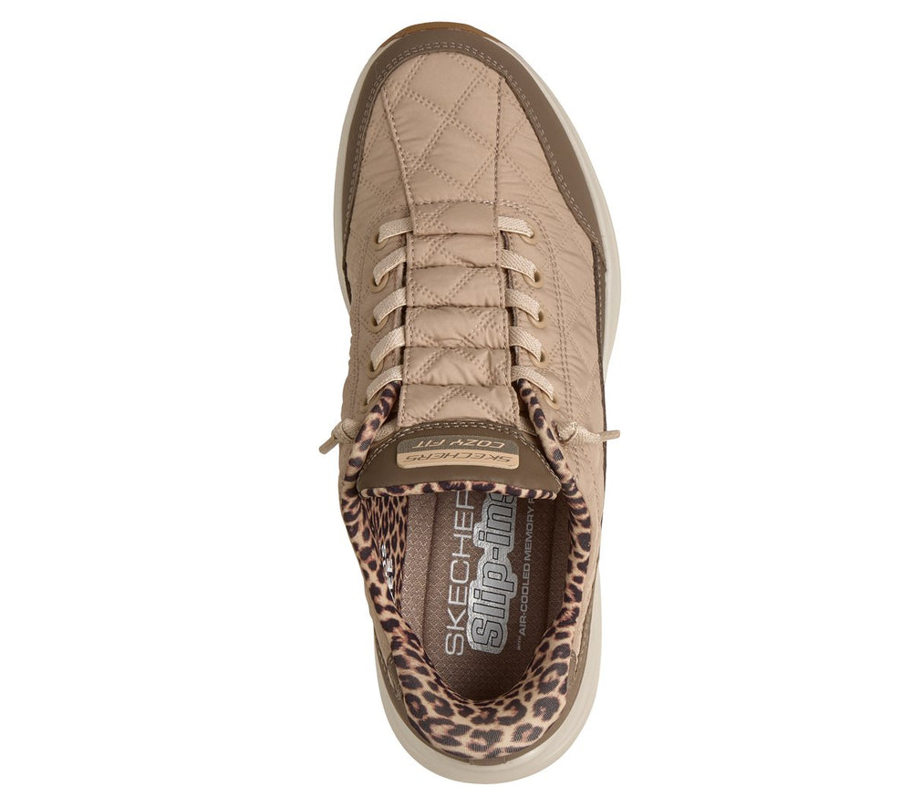 Skechers Women | Slip-ins: Contour Foam - Cozy Fit Leopard Dream