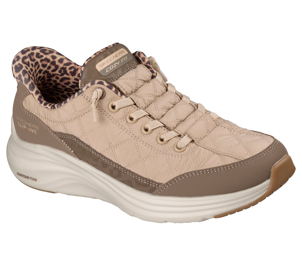 Skechers Women | Slip-ins: Contour Foam - Cozy Fit Leopard Dream