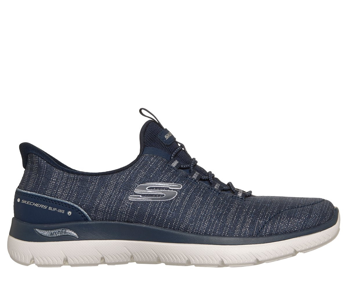 NAVY / SILVER,6.0,Medium