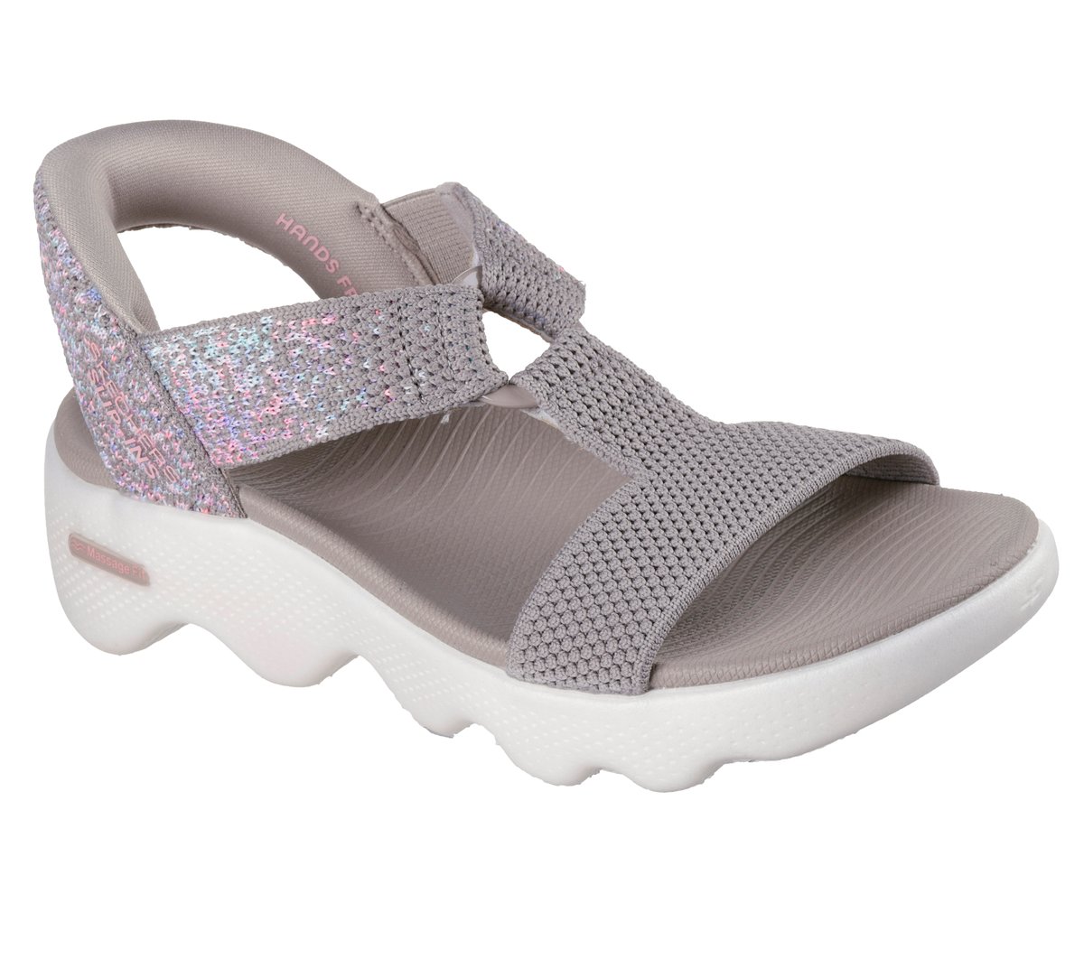 Skechers Women | Slip-ins: GO WALK Massage Fit Sandal - Confetti Sky