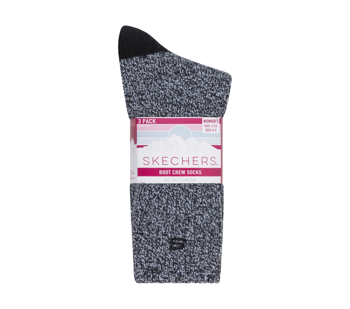 Skechers Women|Clothing | Super Soft Boot Crew Socks - 3 Pack