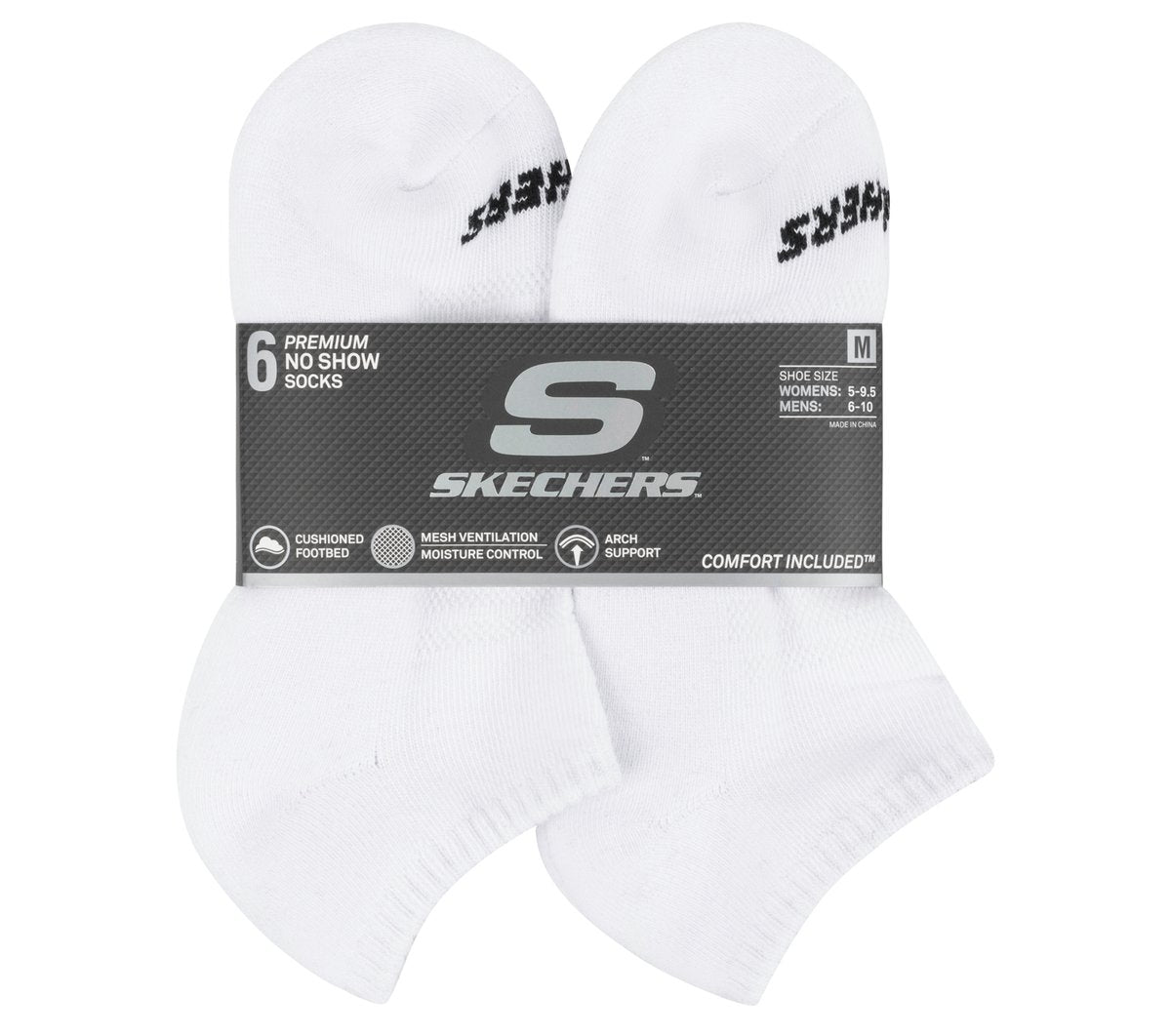 Skechers Women|Men|Clothing | 6 Pack Core Low Cut Medium Socks