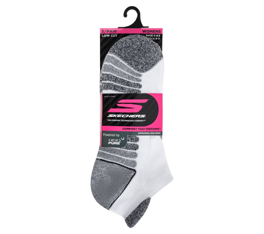 Skechers Women|Clothing | 3 Pack Women's Half Terry Low Cut Socks