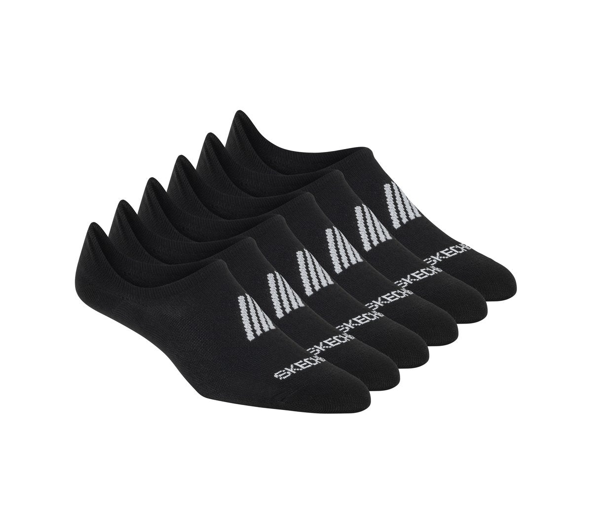 Skechers Women|Clothing | Super Soft No Show Liner Socks - 6 Pack