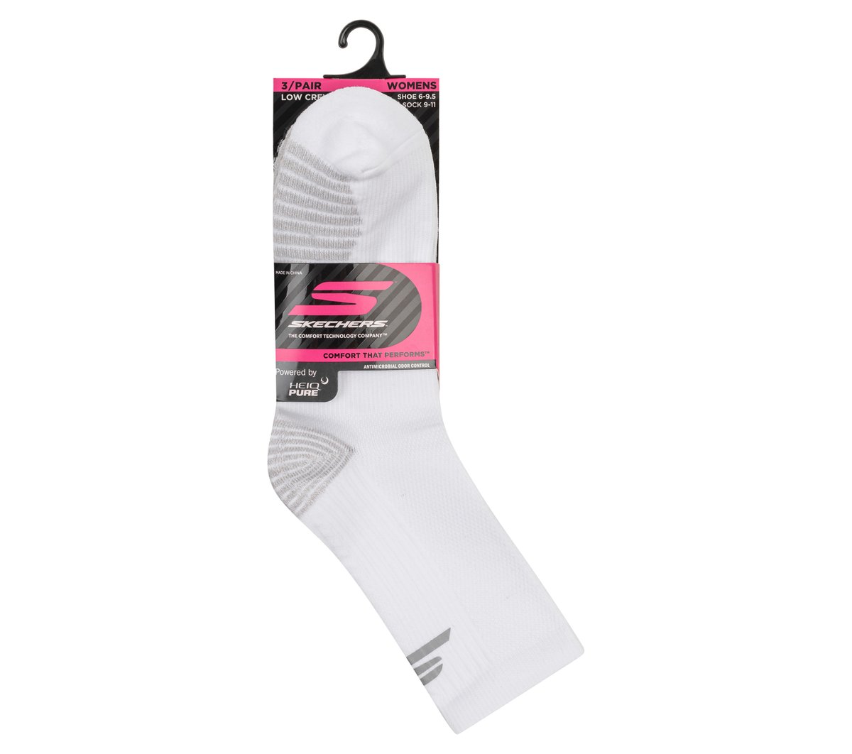 Skechers Women|Clothing | 3 Pack Women's Half Terry Low Crew Socks