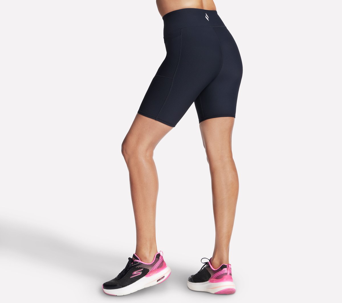 Skechers Women | GO FLEX RIB High Waisted 8 Inch Bike Short