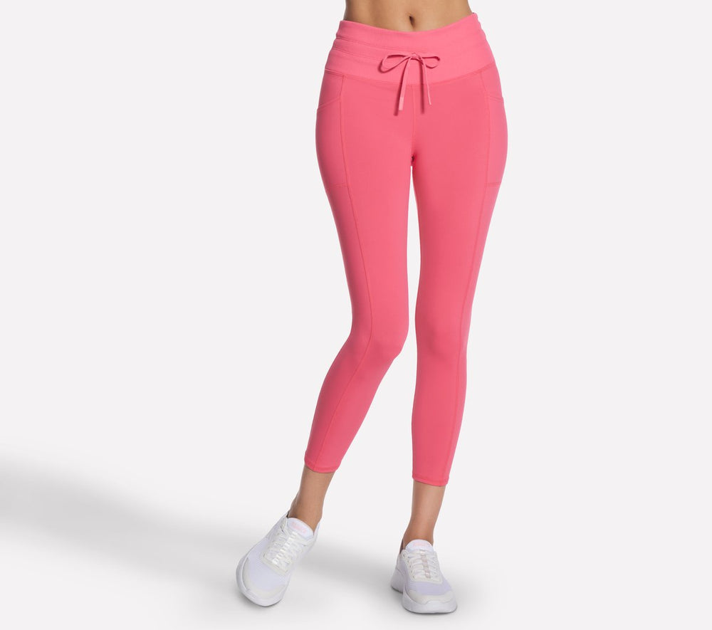 Skechers Women | GO WALK Rib Mix High Waisted 7/8 Legging