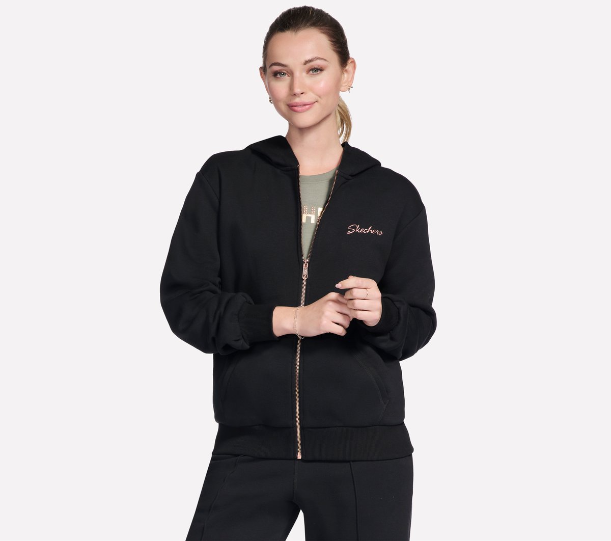 Skechers Women | SKECH SWEATS Signature Full Zip Hoodie