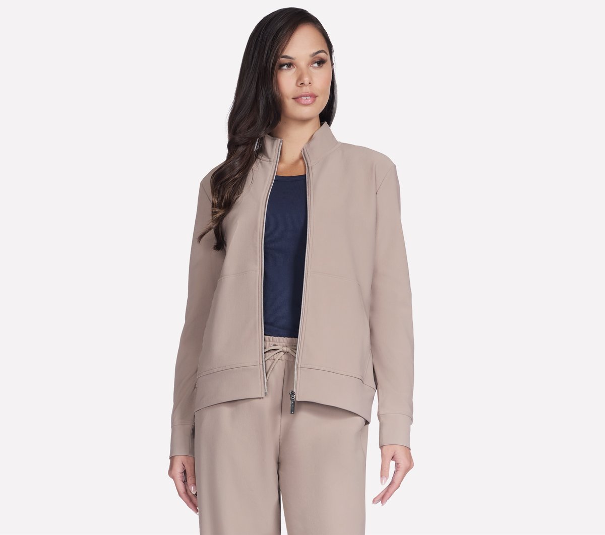 Skechers Women | GO Luxe Rib Everyday Full Zip Jacket