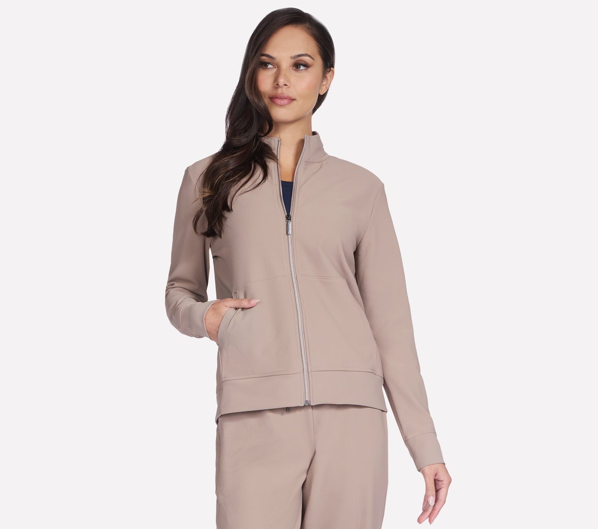 Skechers Women | GO Luxe Rib Everyday Full Zip Jacket