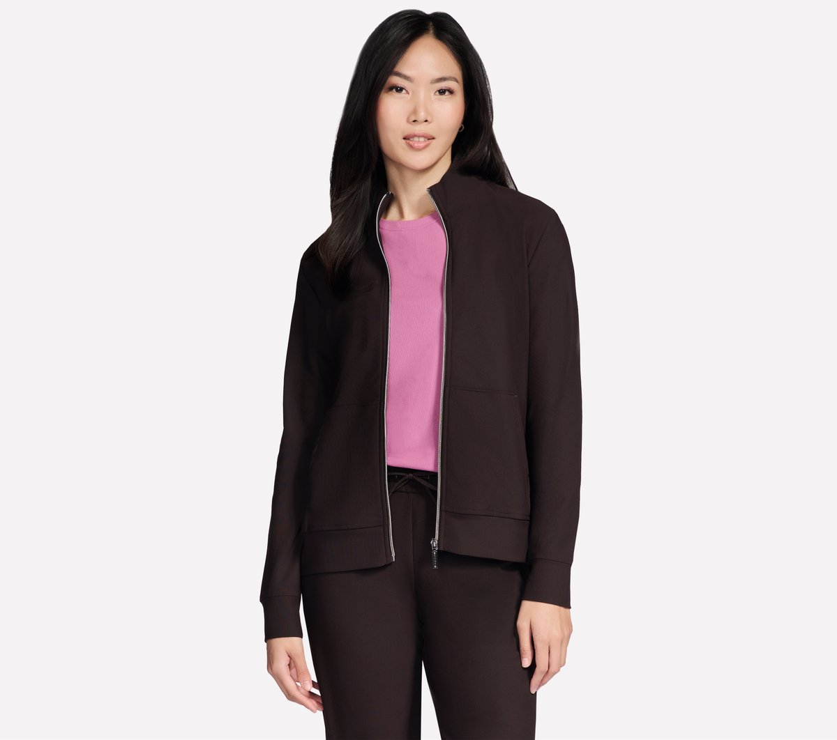 Skechers Women | GO Luxe Rib Everyday Full Zip Jacket