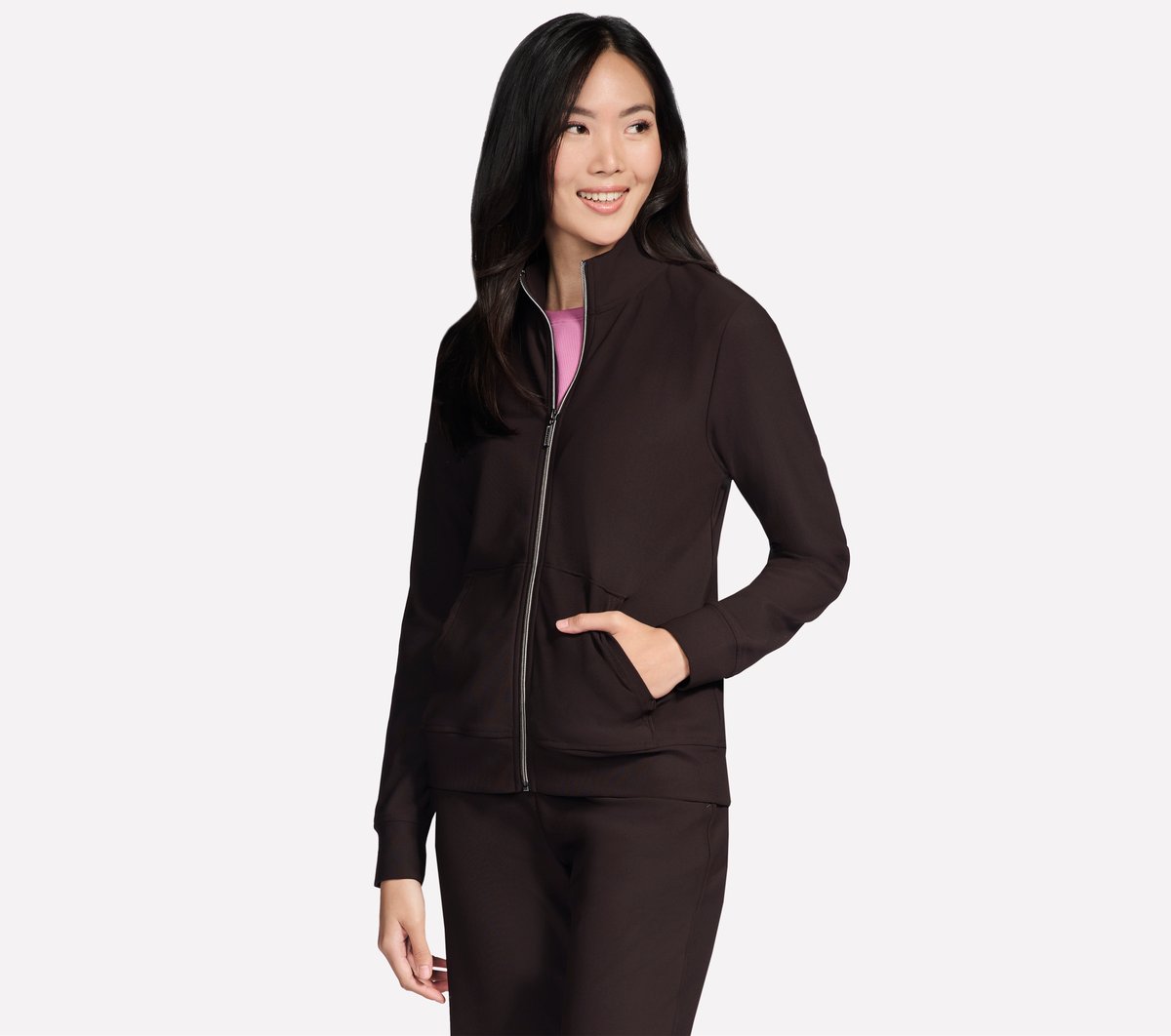 Skechers Women | GO Luxe Rib Everyday Full Zip Jacket