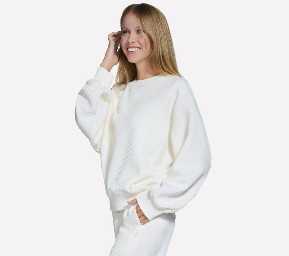 Skechers Women | Downtown Cozy Fit Long Sleeve Crew