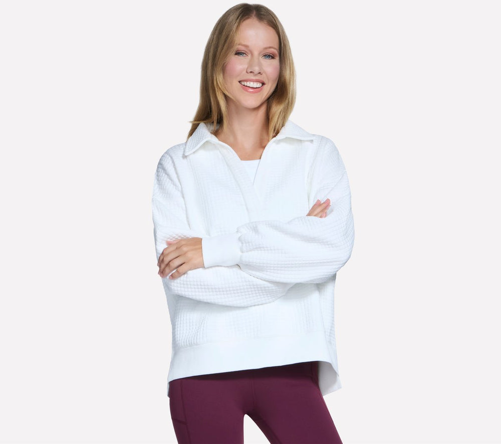 Skechers Women | Downtown Cozy Fit Collared Long Sleeve