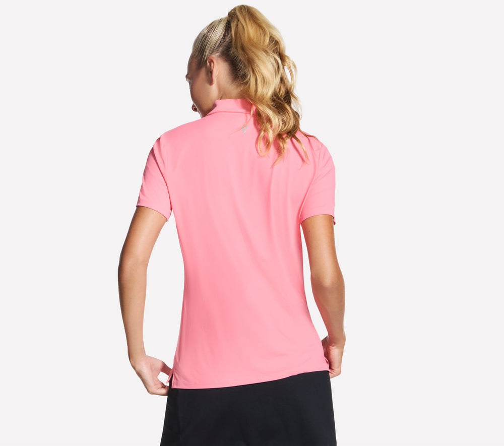 Skechers Women | GO GOLF Short Sleeve Birdie Zip Front Polo