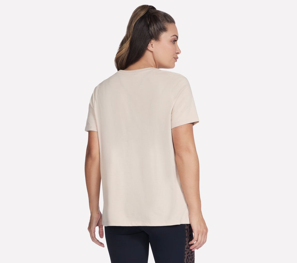Skechers Women | Diamond Cheetah Short Sleeve Tee