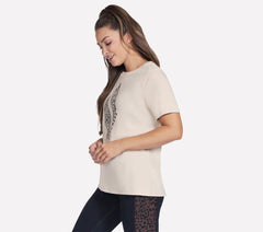 Skechers Women | Diamond Cheetah Short Sleeve Tee