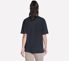 Skechers Women | Script Diamond Studded Short Sleeve Tee