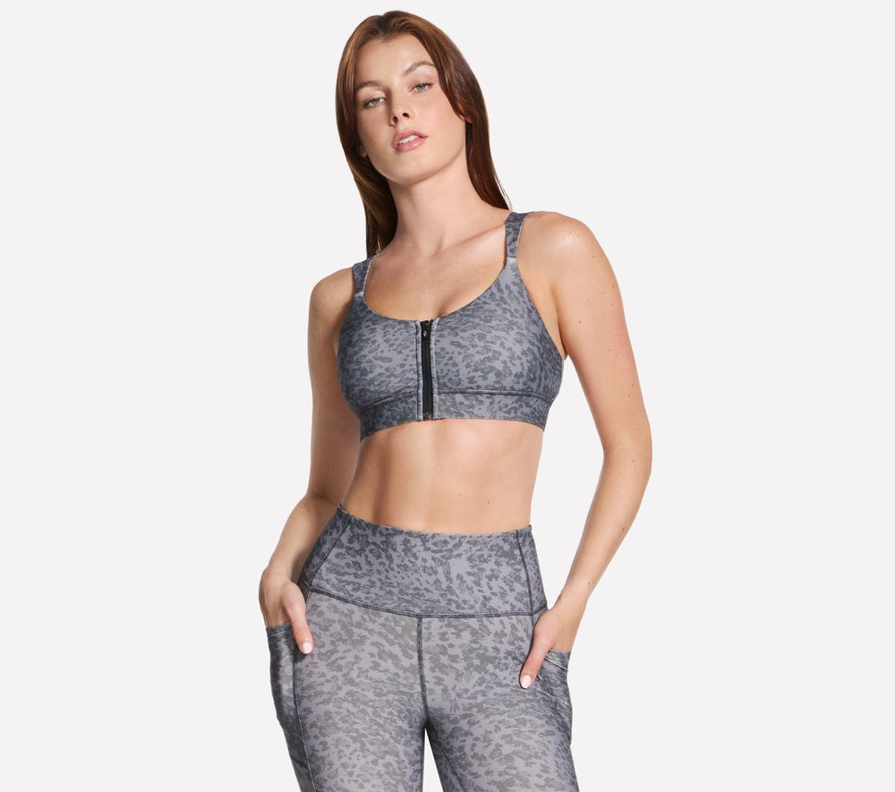 Skechers Women | GO WALK Evolution Printed Zip Front Bra