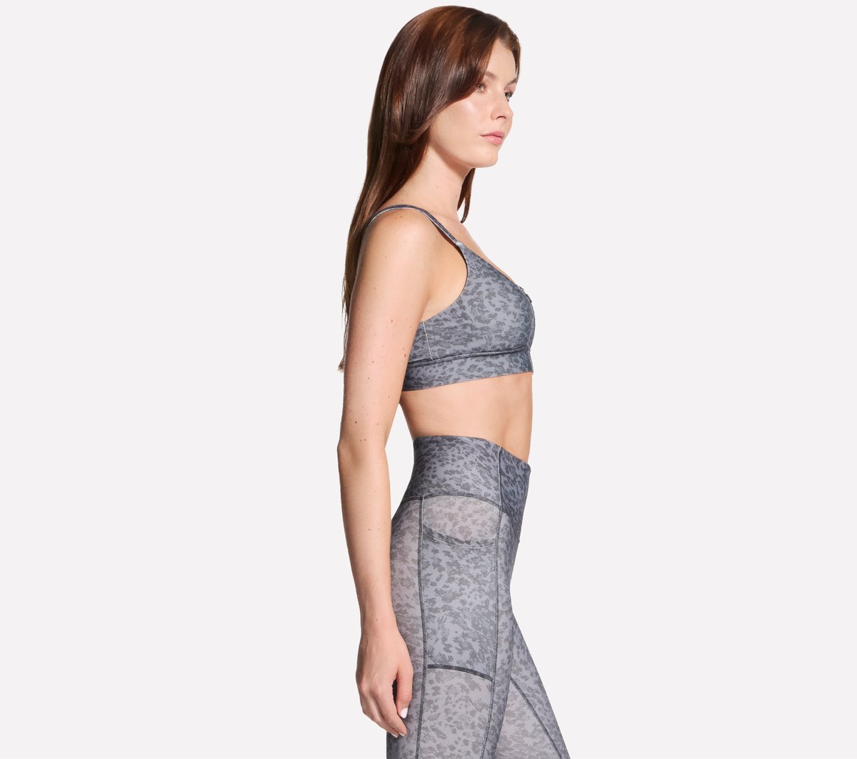 Skechers Women | GO WALK Evolution Printed Zip Front Bra