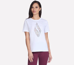 Skechers Women | Floral Diamond Short Sleeve Tee