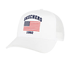 Skechers Women|Men|Clothing | Accessories USA Flag Trucker Hat