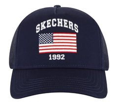 Skechers Women|Men|Clothing | Accessories USA Flag Trucker Hat