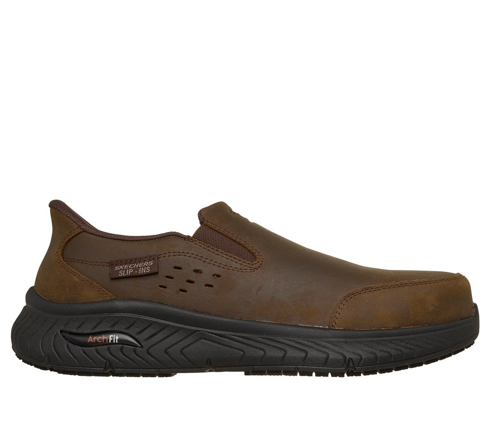 Skechers Men | Slip-ins Work Slip-Resistant: Arch Fit Crosser
