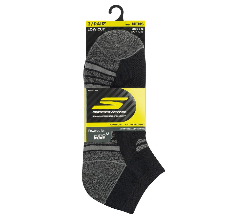 Skechers Men|Clothing | 3 Pack Men's Half Terry Low Cut Socks