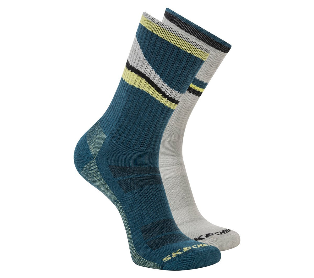 Skechers Men|Clothing | 2 Pack Men's Crew Trail Socks