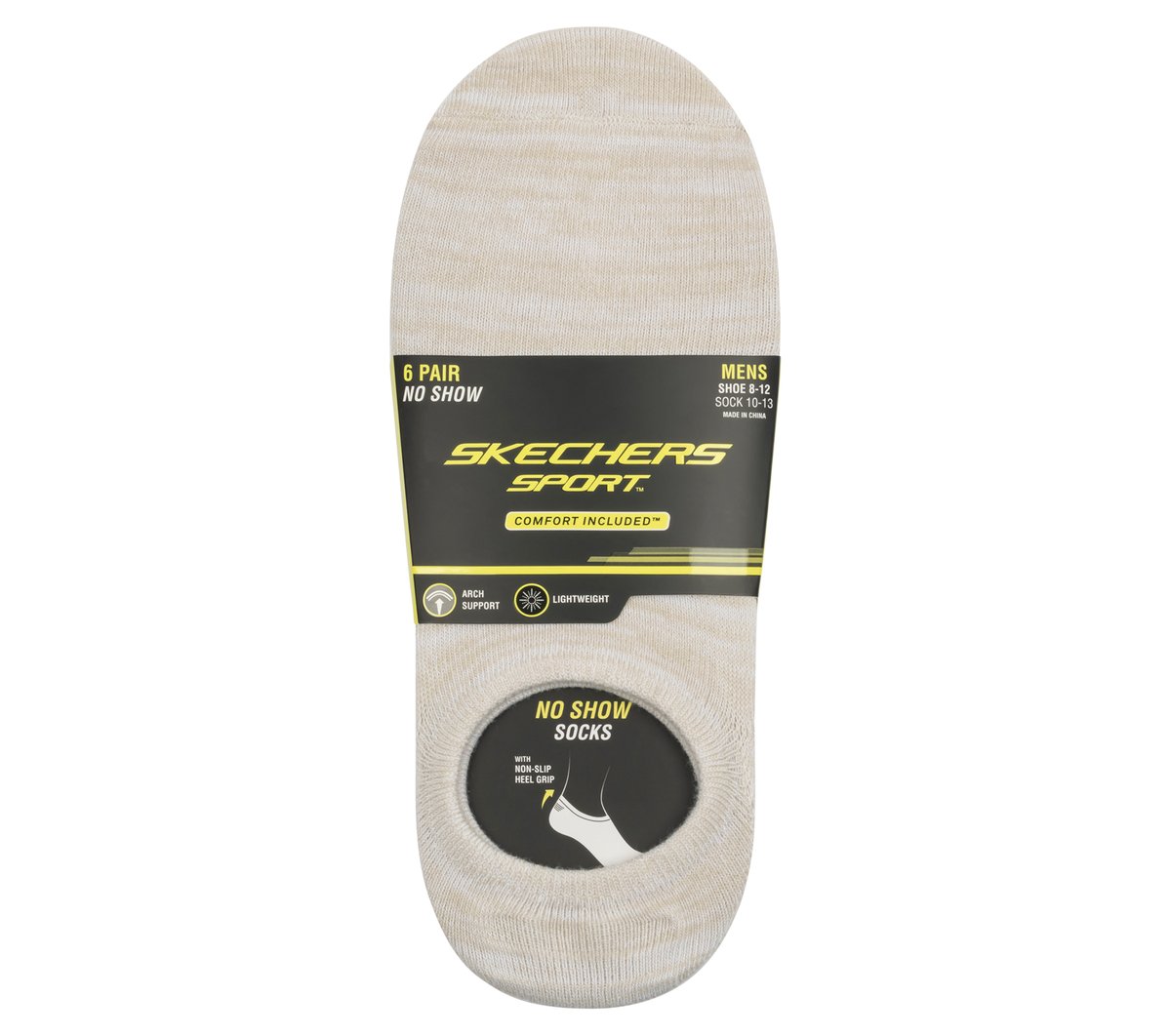 Skechers Men|Clothing | 6 Pack Men's Sneaker Liner Socks