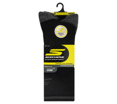 Skechers Men|Clothing | 3 Pack Men's Reflective Performance Crew Socks